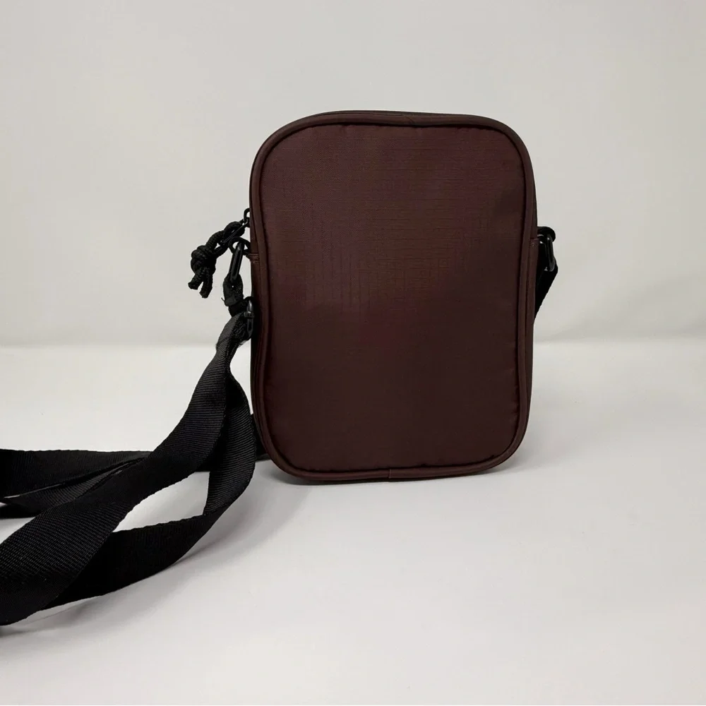 Urban Outfitters Brown Mini Crossbody Bag Nylon Utility Shoulder Pouch Travel